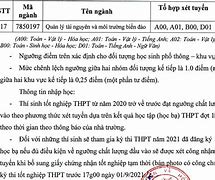 Đại Học Tài Nguyên Và Môi Trường Điểm Chuẩn 2021