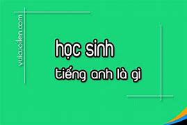 Lưu Học Sinh Tiếng Anh Là Gì