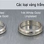 Vàng Trắng Và Vàng 18K